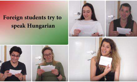 Foreign students try to speak Hungarian – VIDEO