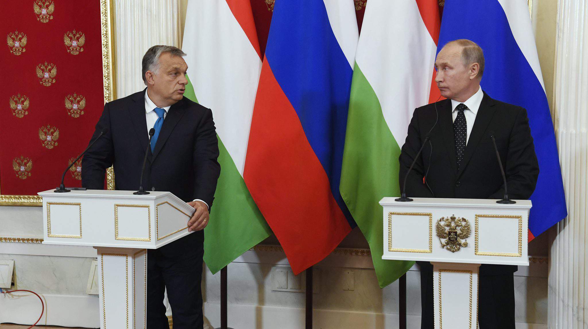 Orbán in Russia with Putin