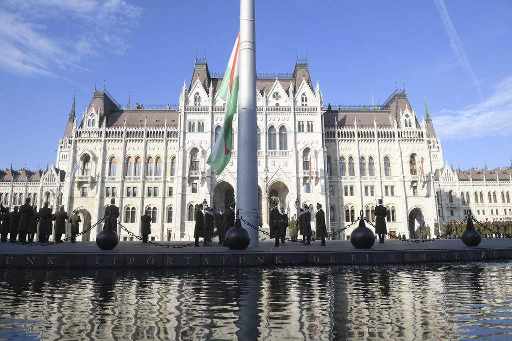 Kossuth Square, Budapest - Hungary marks anniversary of 1956 Soviet reprisal