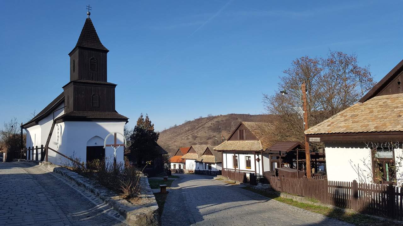 church, village, traditional