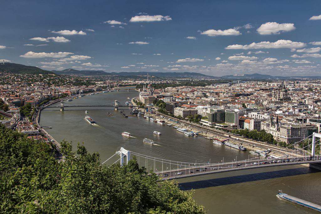 Budapest, Danube, view