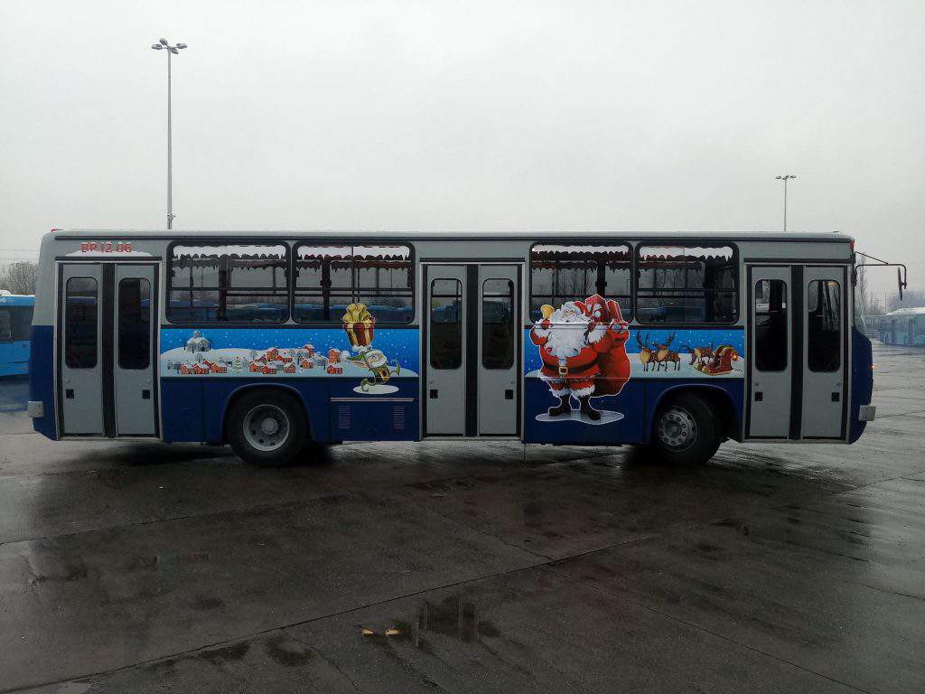 bus, Santa Claus, BKK