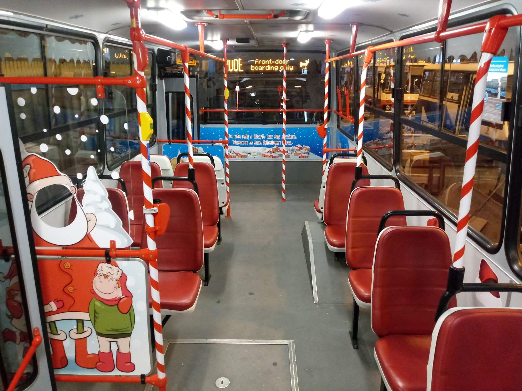 BKK, bus, Santa Claus