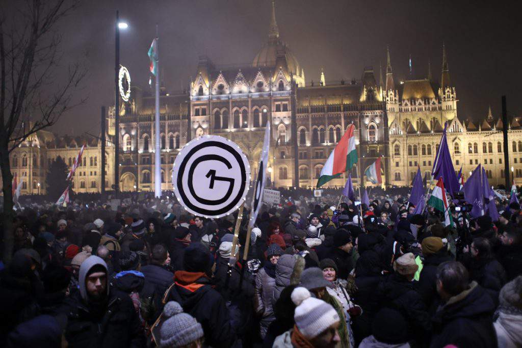 demonstration Budapest