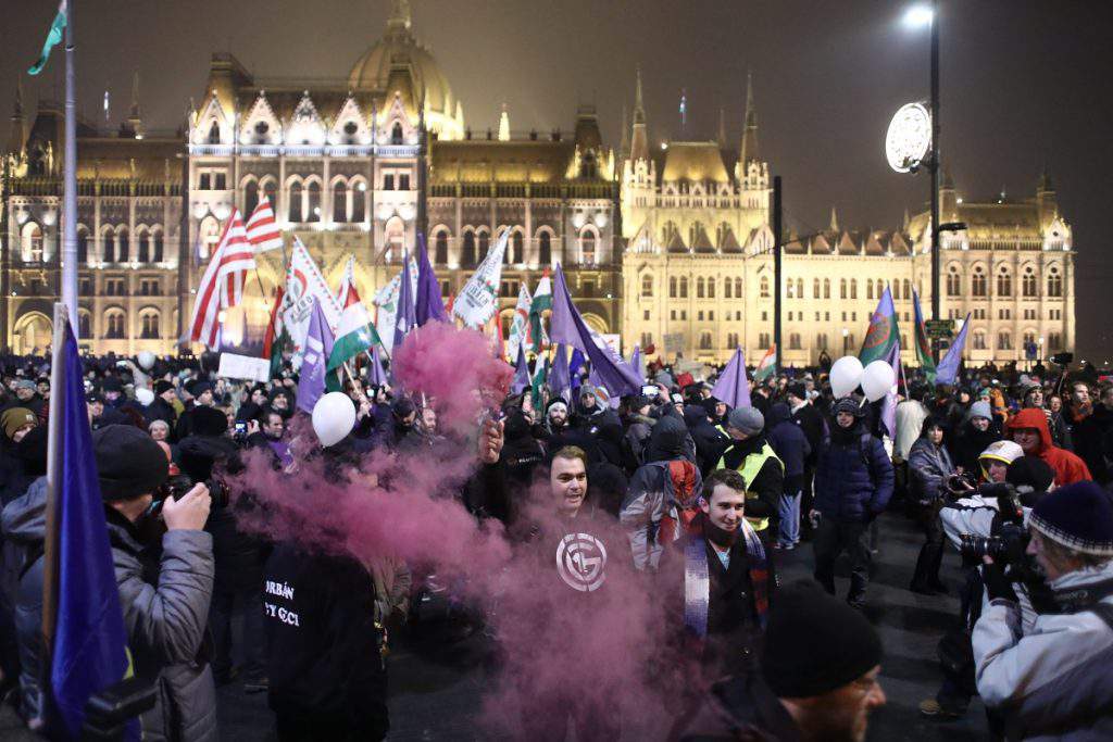 demonstration Budapest