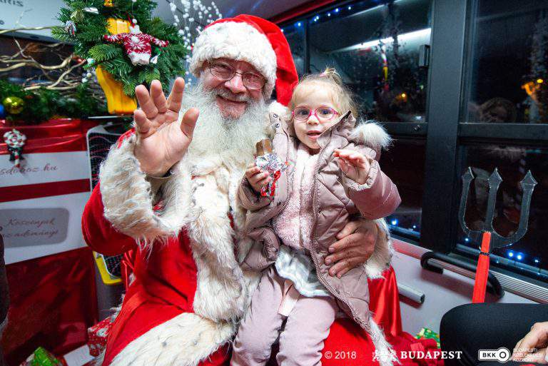 santa claus trolley