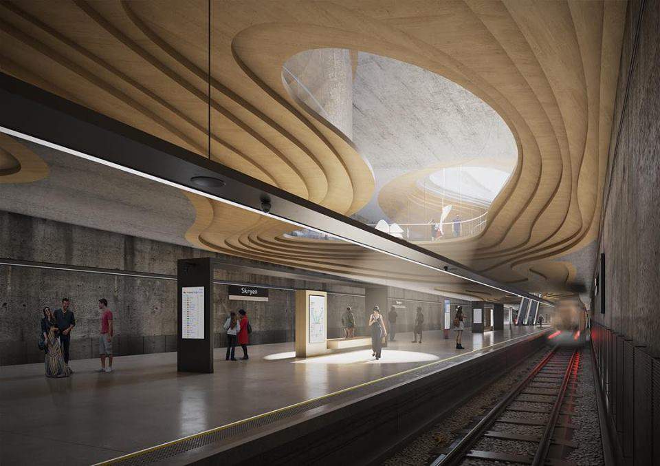metro, design, architecture