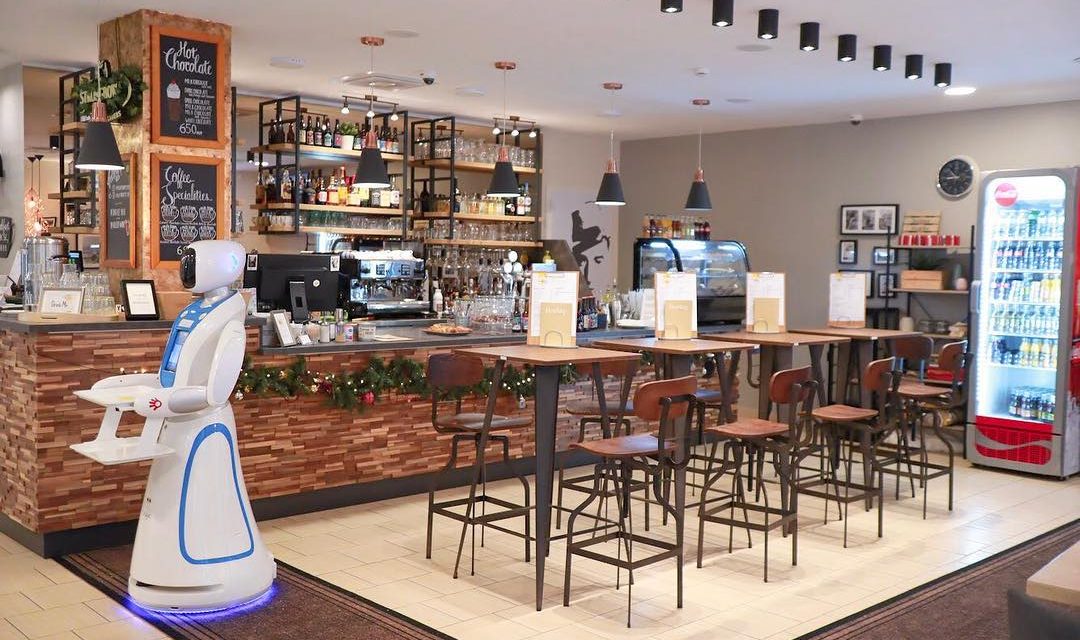 The Hungarian café where robots serve your drink