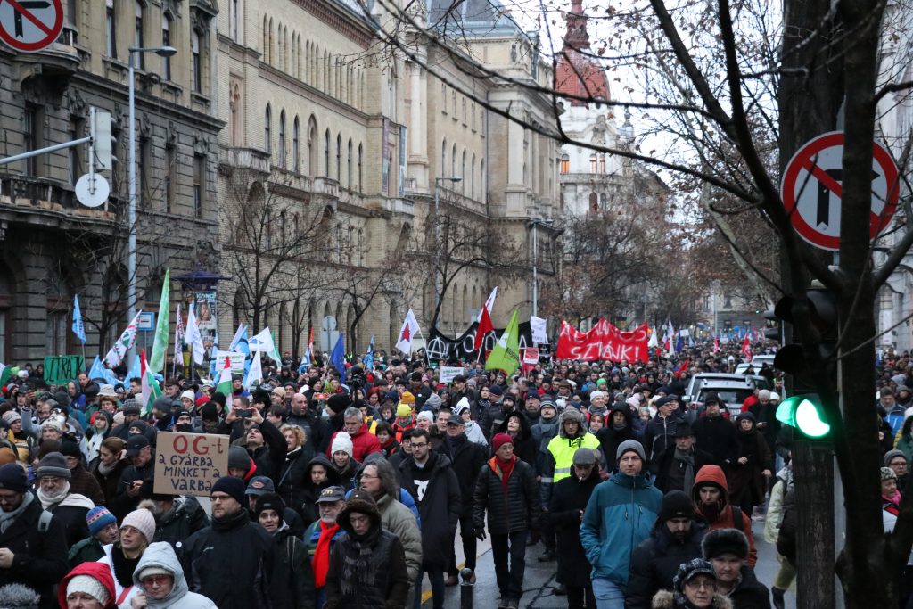 Anti-government Demonstration in Budapest