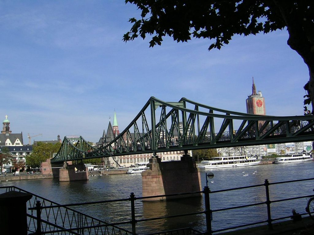 Frankfurt, bridge, replica, Germany