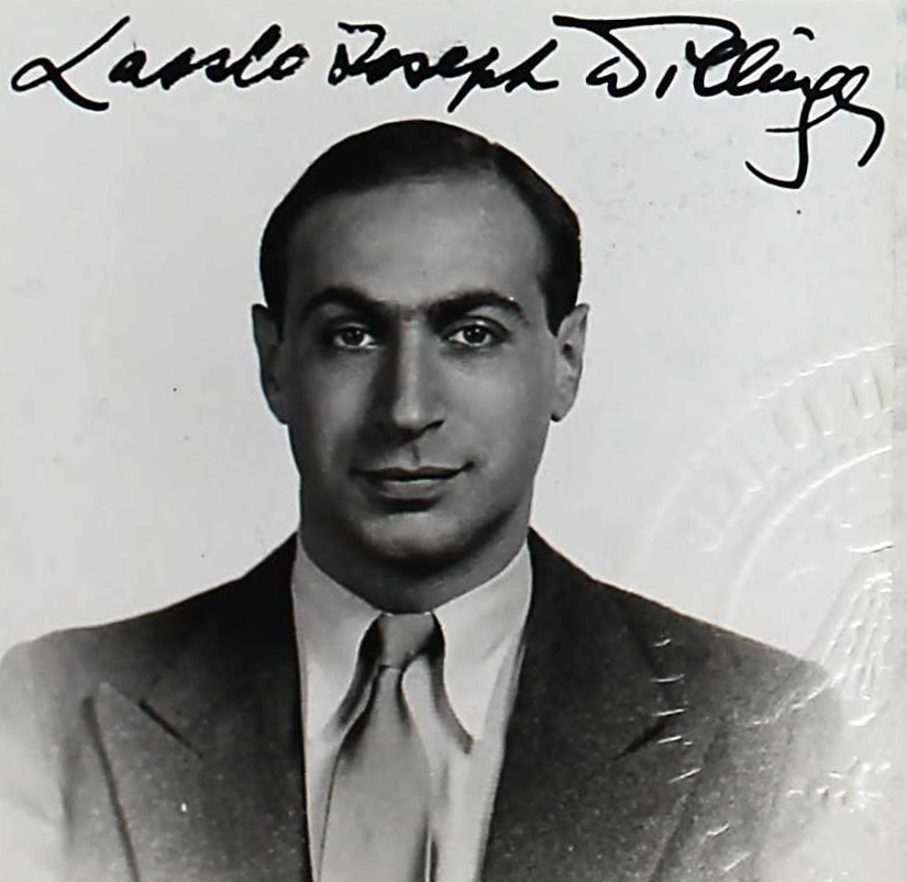 Willinger László, passport, picture