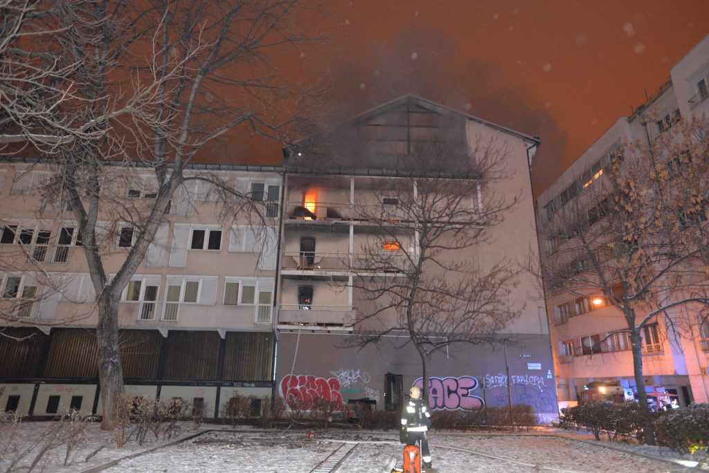 dormitory on fire Budapest