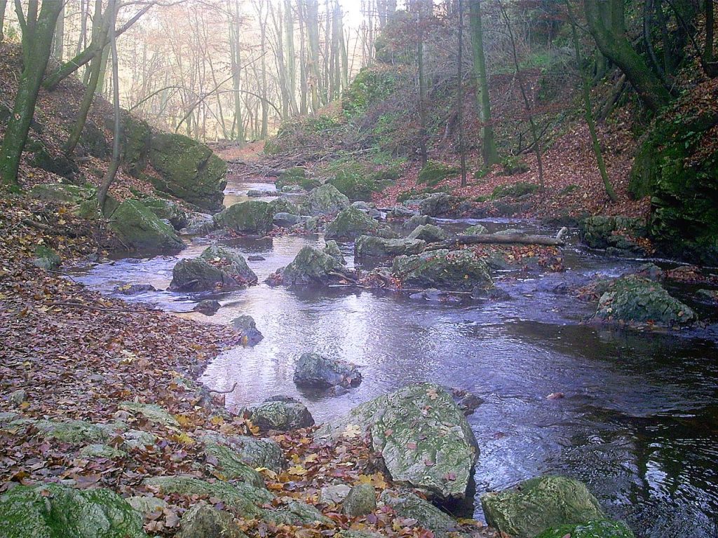 Cuha stream, rocks, Hungary, nature, sight