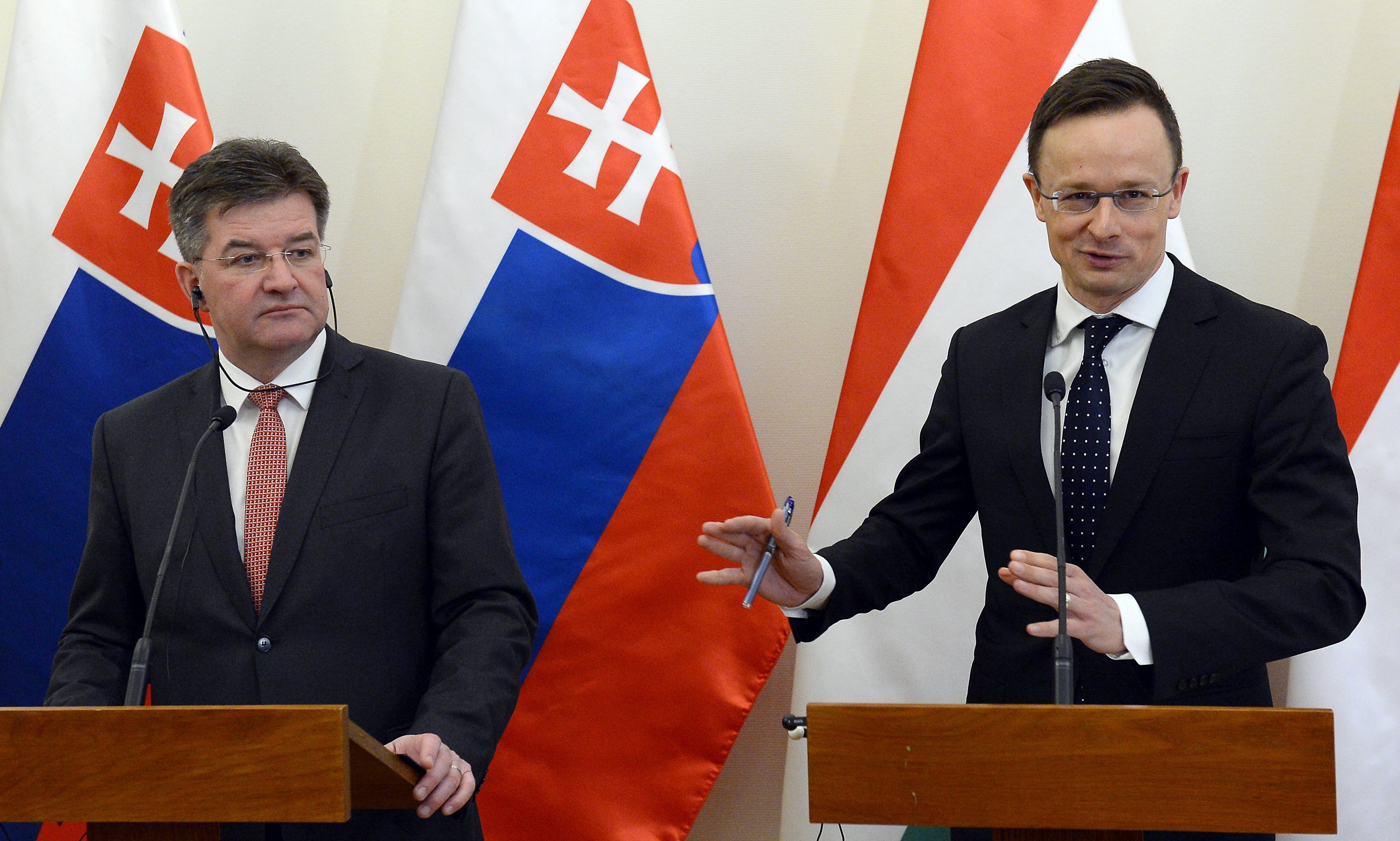 Slovakia Hungary foreign ministers