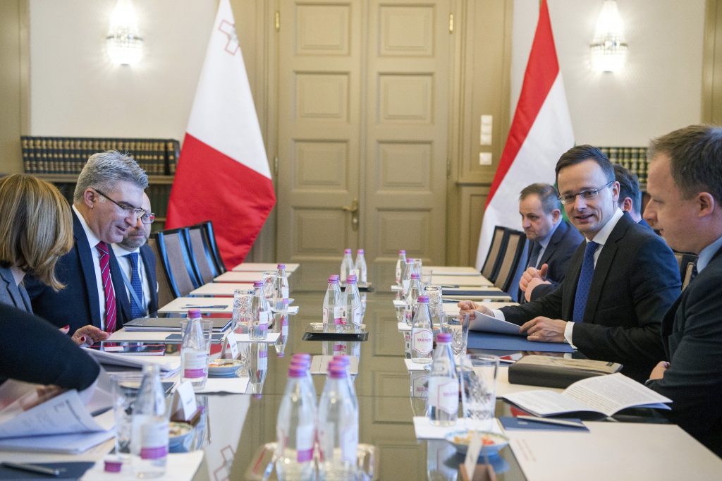 Maltese foreign minister in Budapest