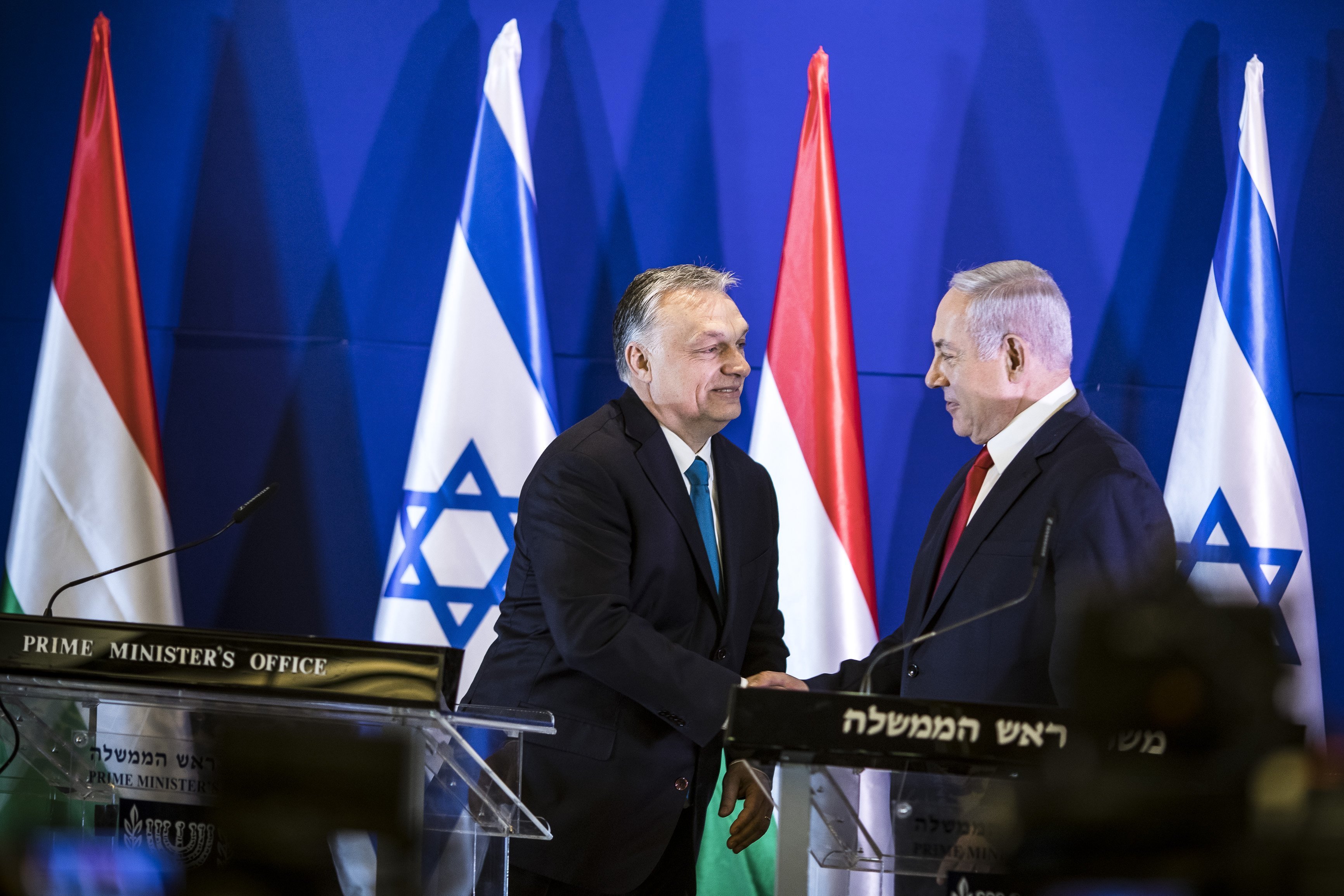 Natenyahu Orbán Israel Hungary