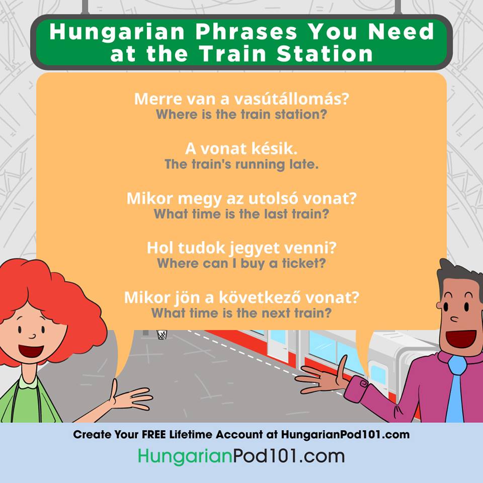 Hungarian phrases you need at the train station