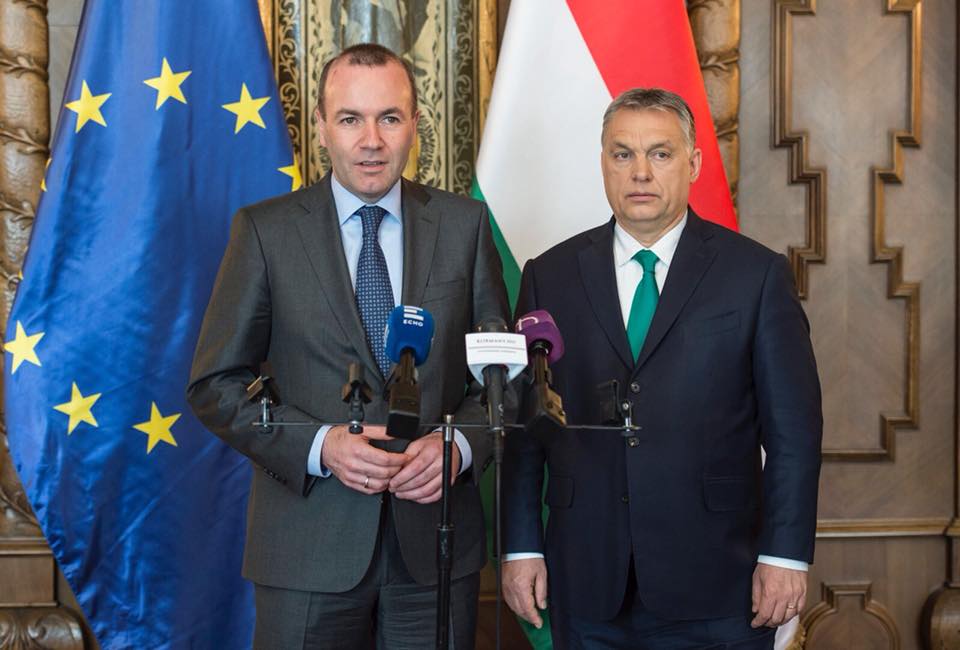 Weber, Orbán, Hungary, EU, politics