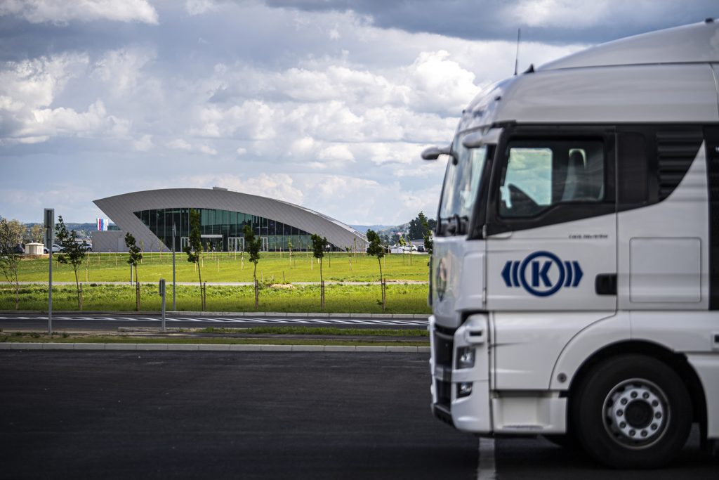 Self-driving vehicle test track opens in Zalaegerszeg, Hungary.