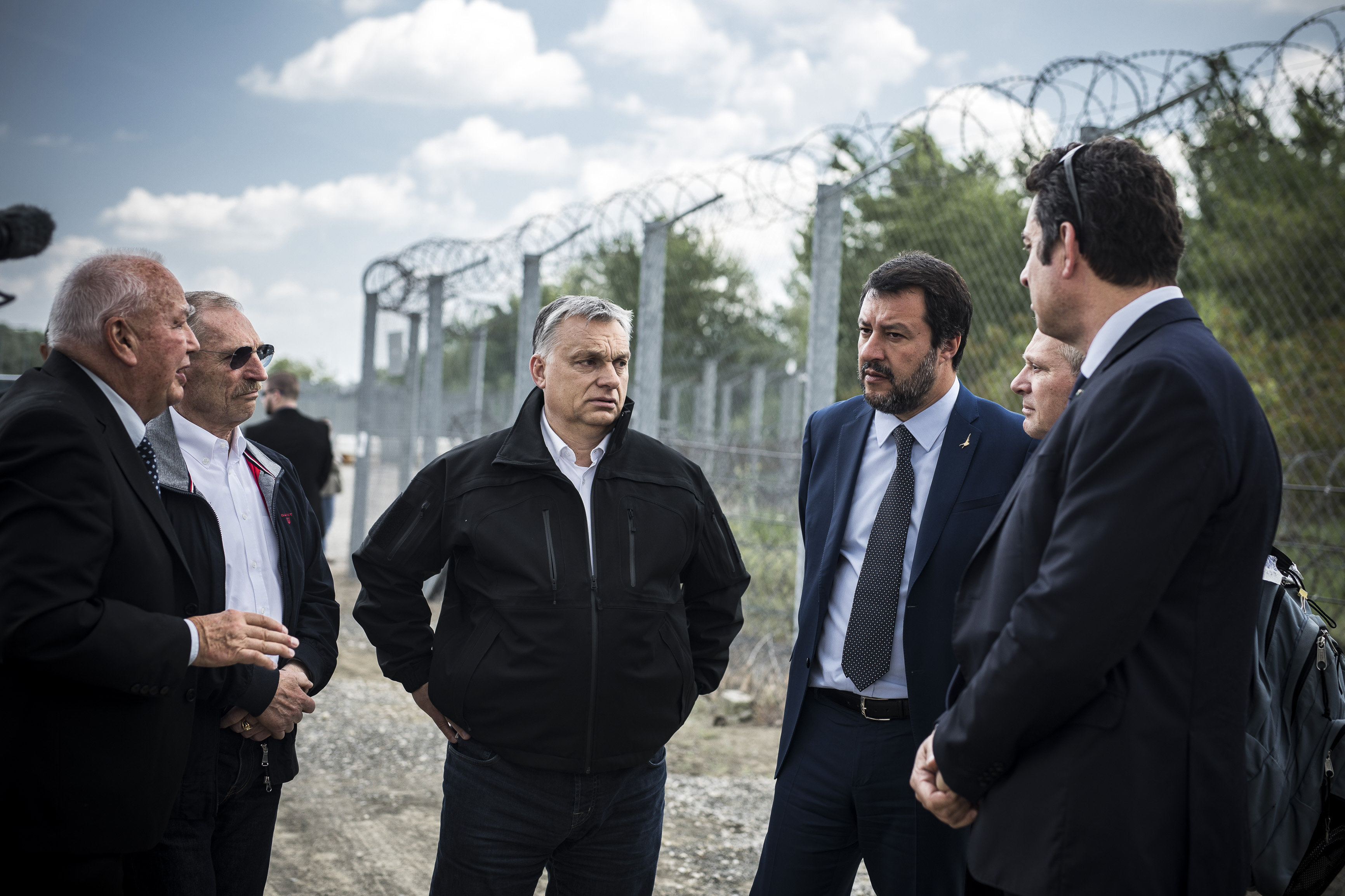 salvini border fence hungary orbán