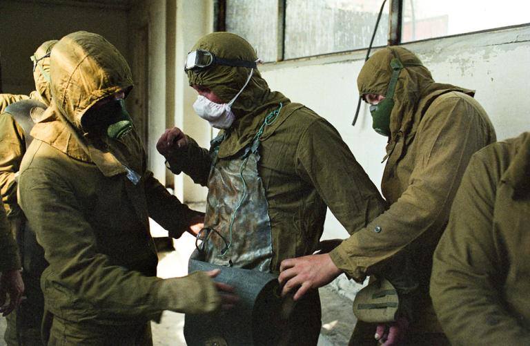 muškarci, Černobil, Sovjetski Savez