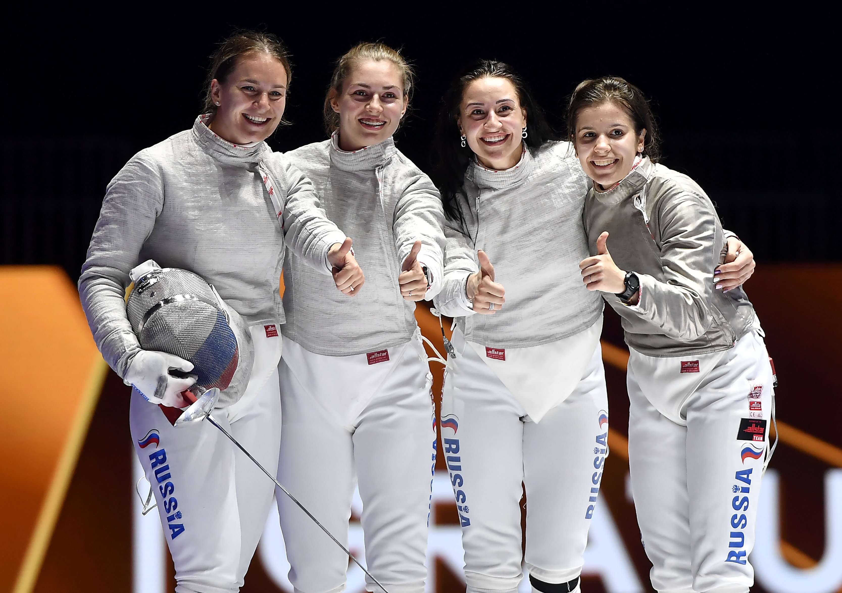 Fencing Women’s sabre team Russia wins gold Photos Daily News