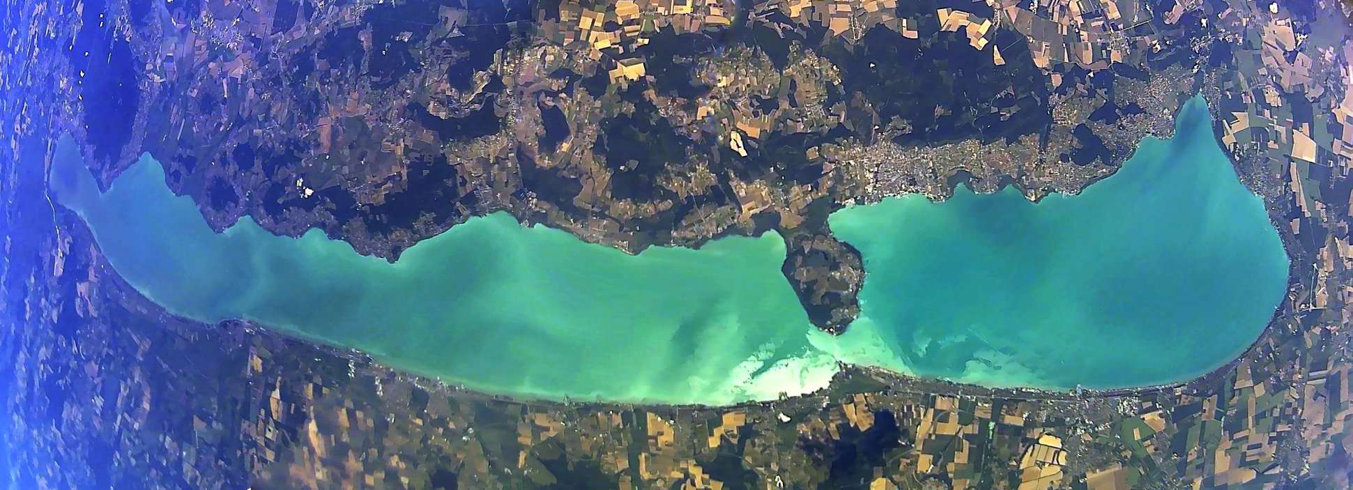 Lake Balaton from space