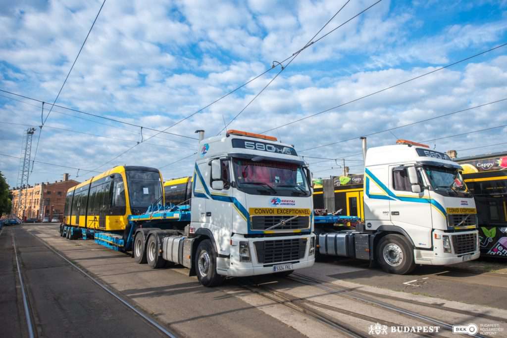 tram, new, Budapest, Hungary