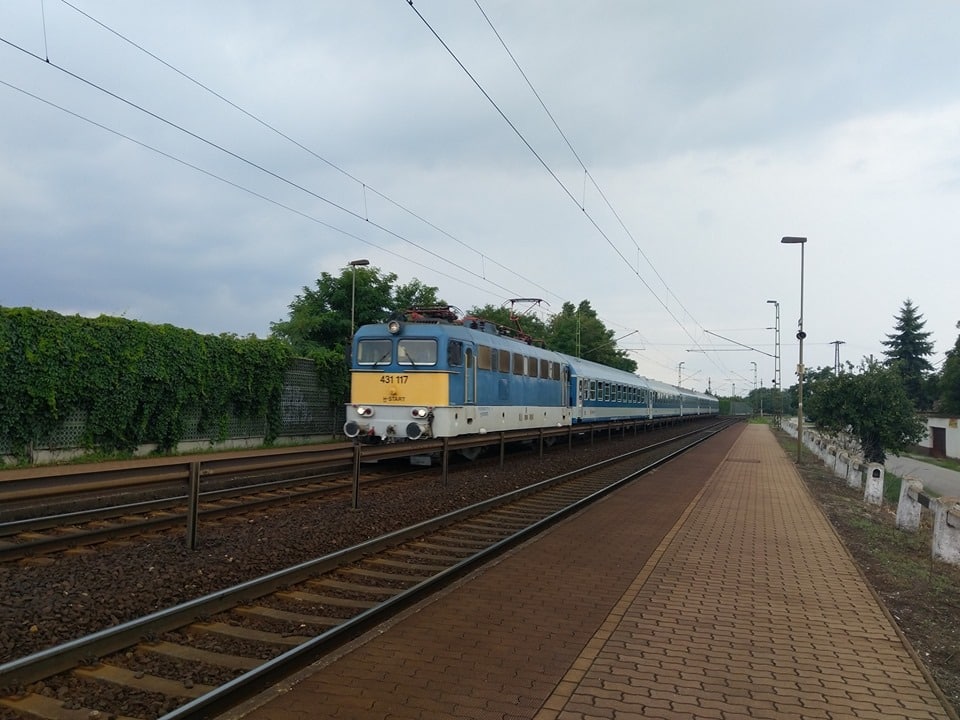train near Budapest