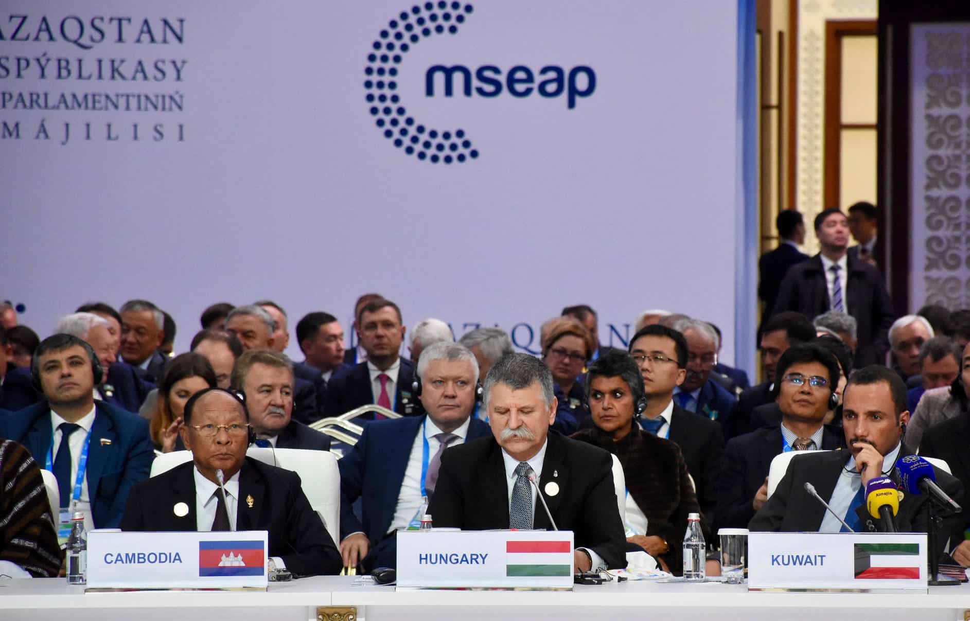 Kövér attends Eurasian house speakers' summit in Kazakhstan