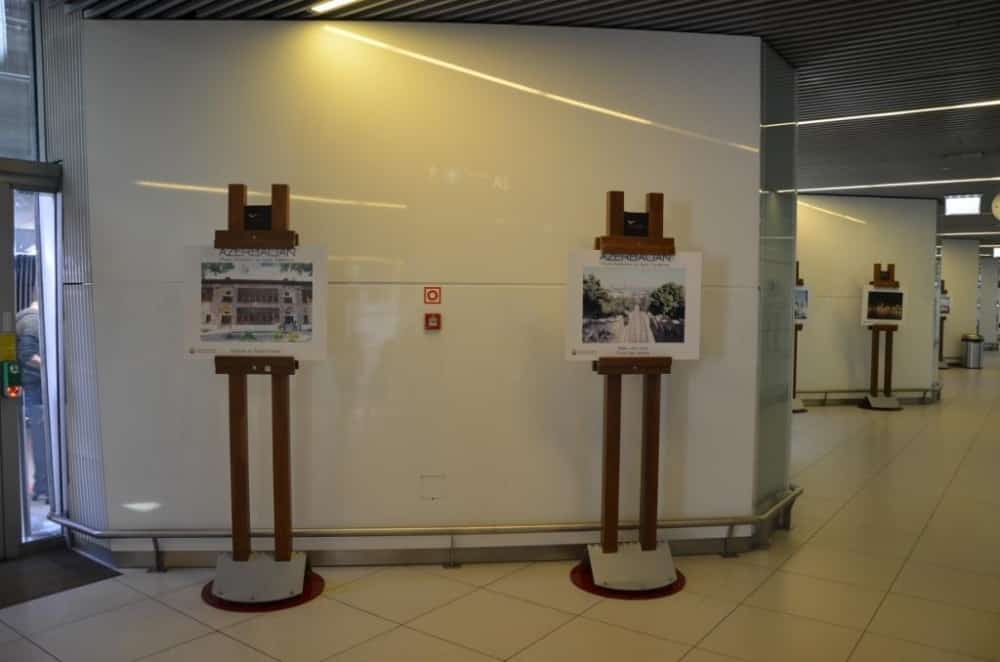 Azerbaijani exhibition Budapest Airport