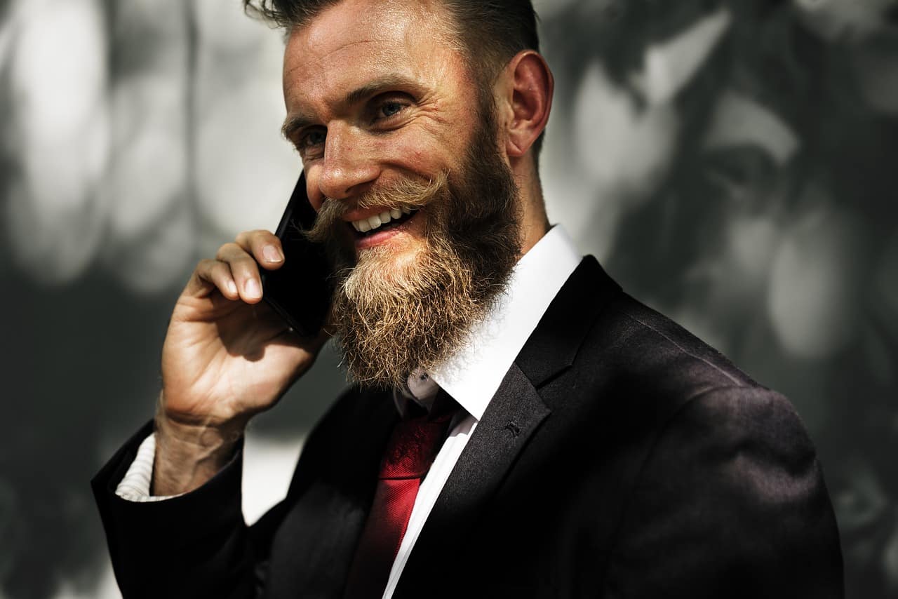 beard man business