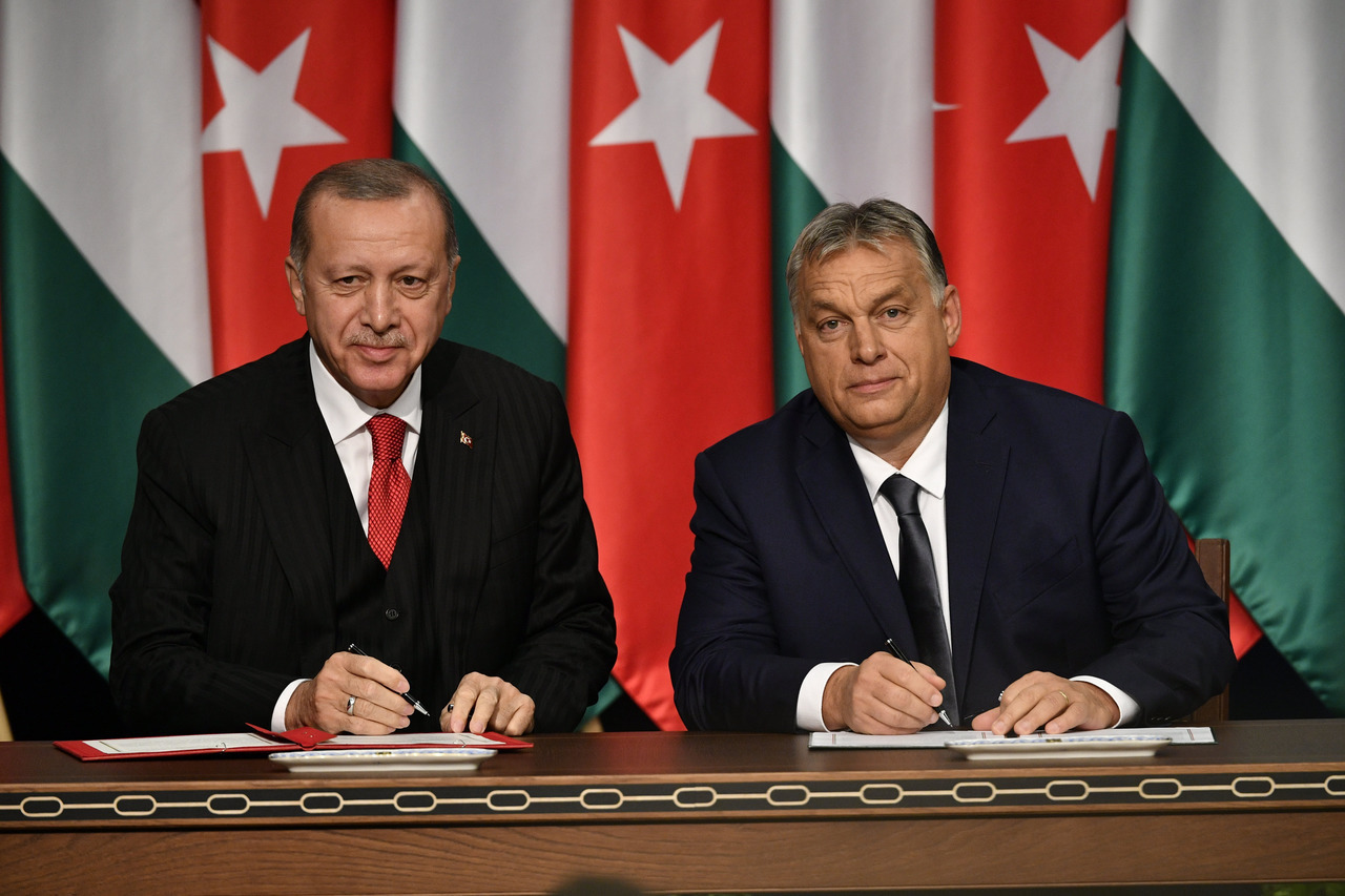 Erdogan and Orbán Hungary Turkey