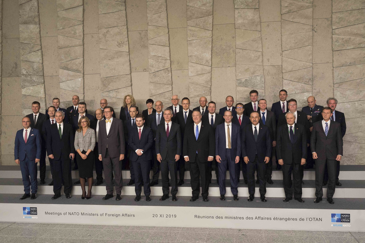 NATO foreign ministers in Brussels