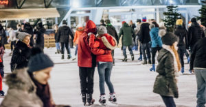 Bálna Budapest, ice skating, Hungary