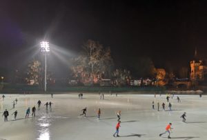 City Park, ice skating, Budapest, Hungary