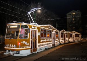 advent, tramvaj, Mađarska, Miskolc