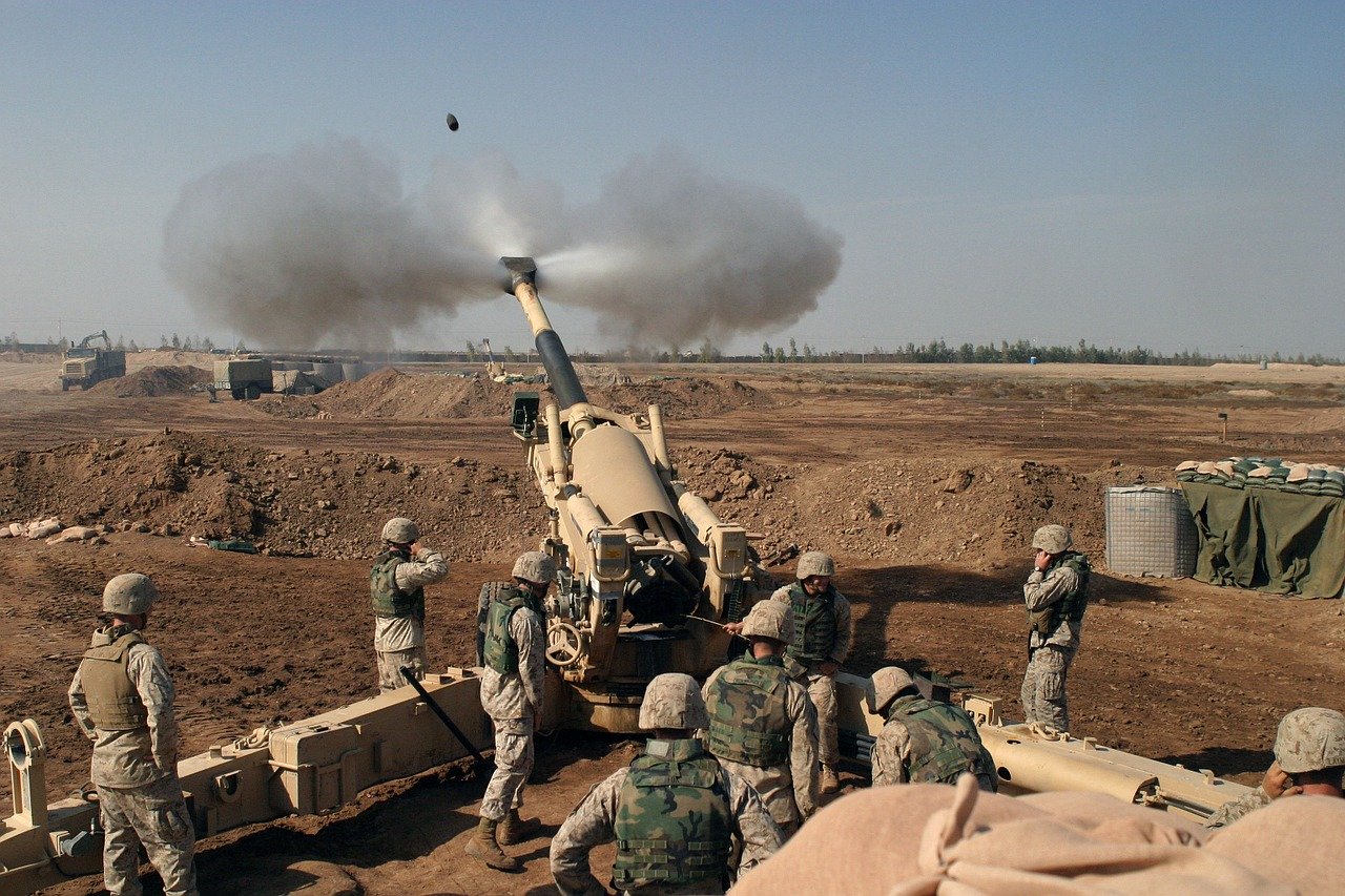 howitzer nato iraq middle east