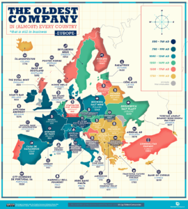 地图_欧洲最古老的公司