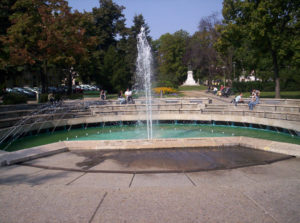 Szeged, fountain, Hungary