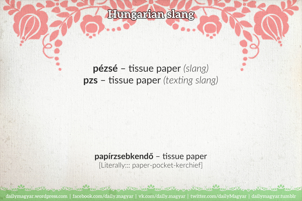 Denní maďarská slovní zásoba