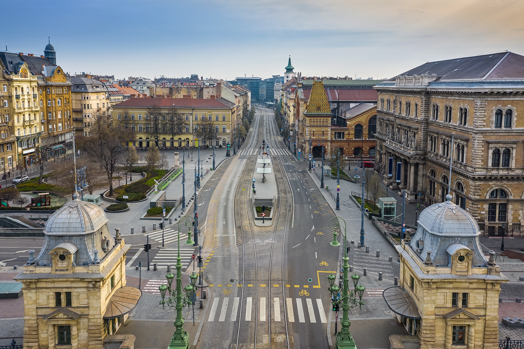 Budapest, Fővám Square, Hungary