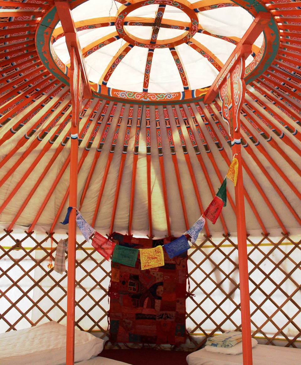 Jurta Yurt Belülről Inside