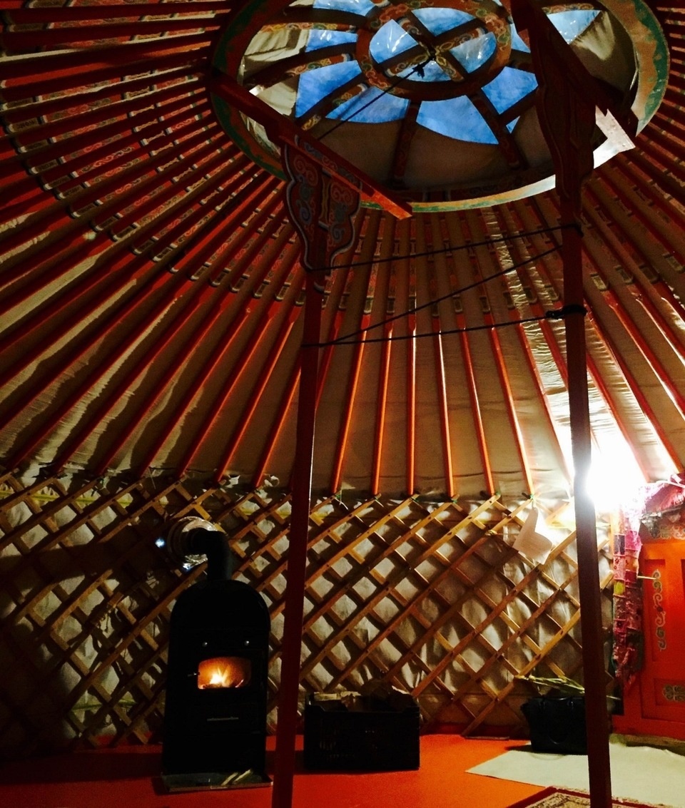 Jurta Yurt Fireplace Kályha