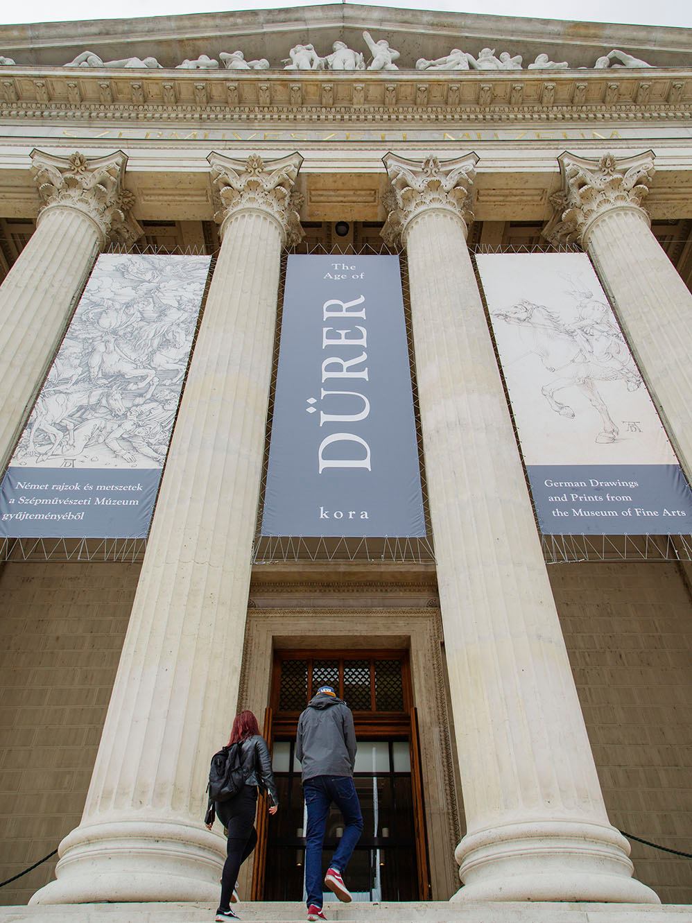 Budapest, Hungary. Dürer Exhibition in Fine Arts Museum.