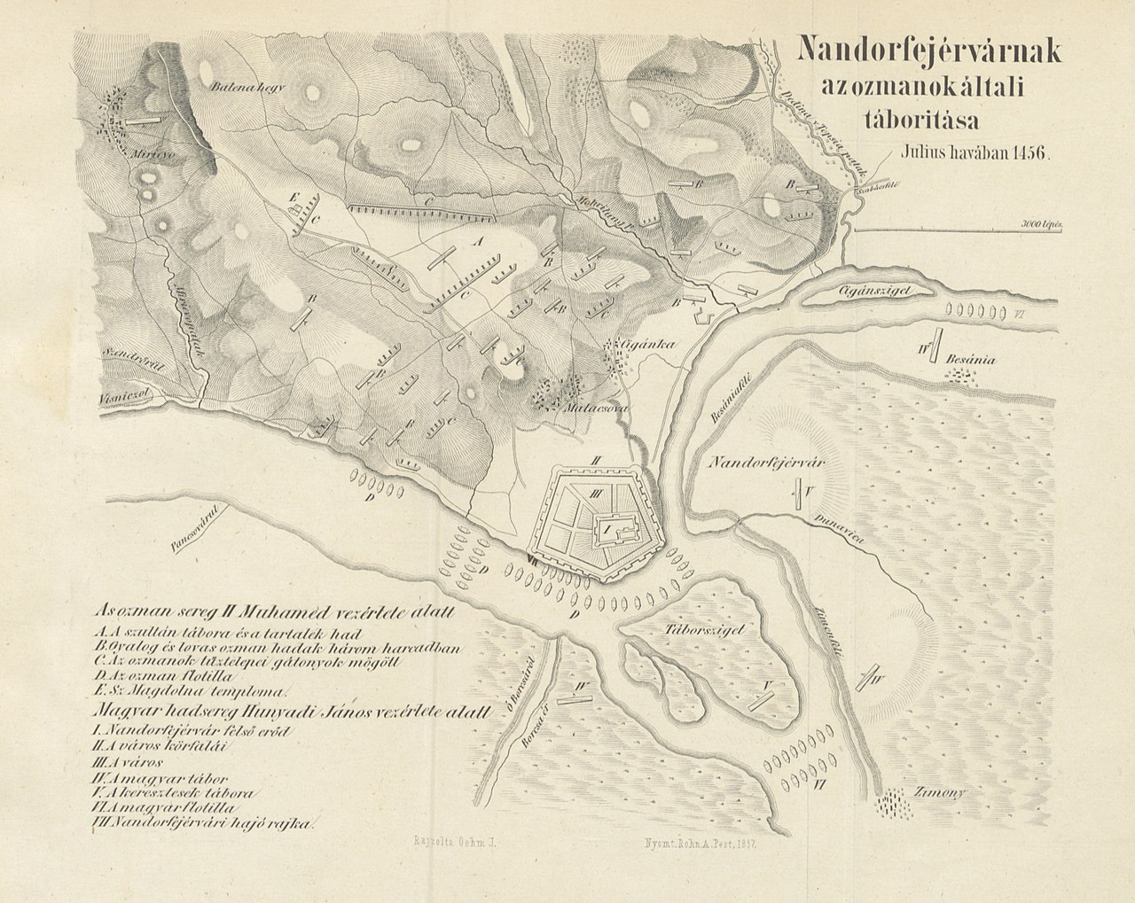 Nándorfehérvári Csata Térkép Map
