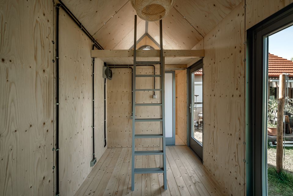 hello wood kabinka loft bed