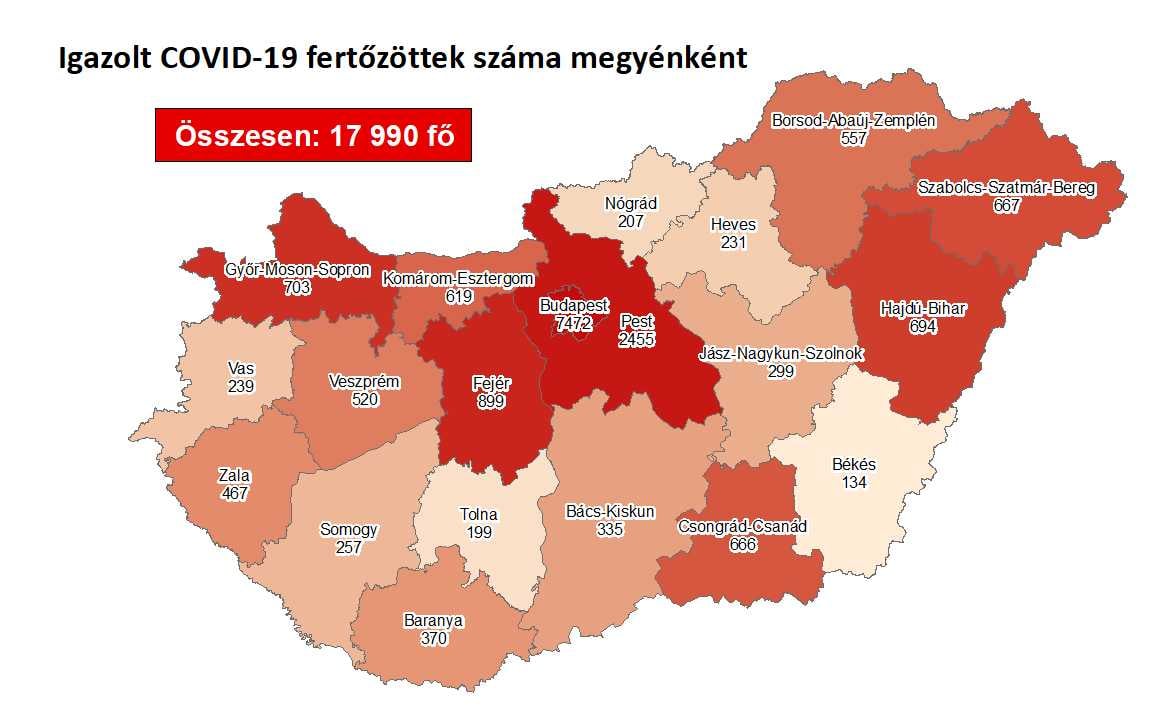 Coronavirus Hungary infections