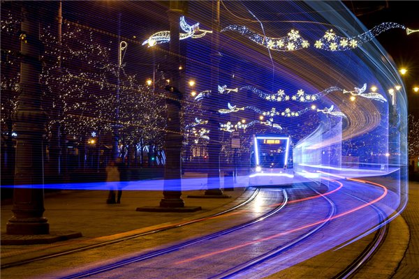 Advent Light tram Debrecen