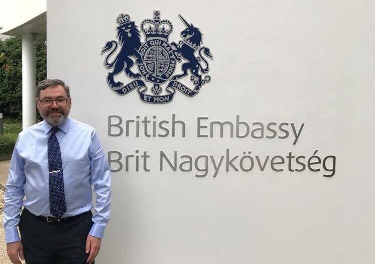 Paul Fox, the UK's new Ambassador to Hungary